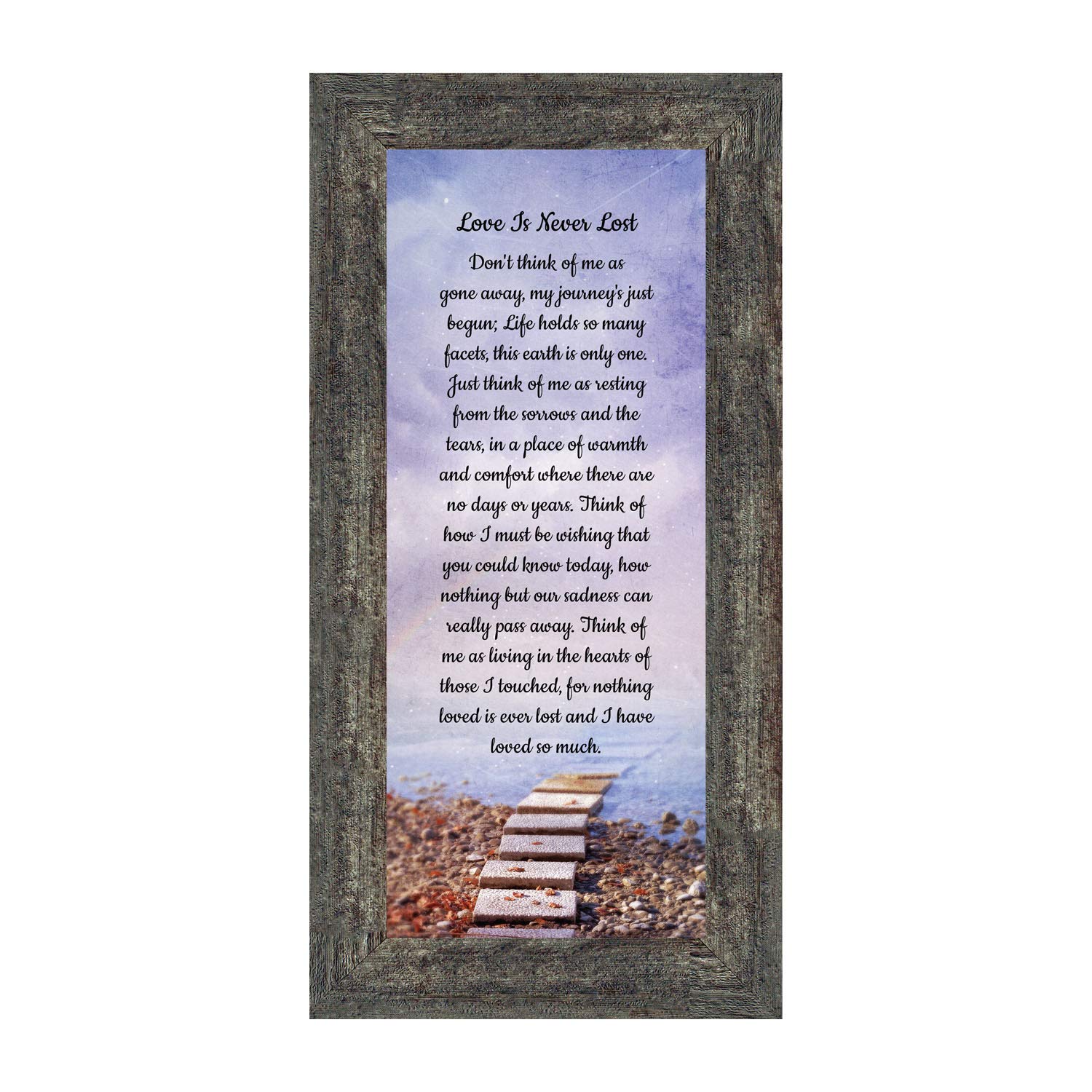 Memorial Picture Frames - Sympathy Gift for Home Décor | Wall Display for Loved Ones