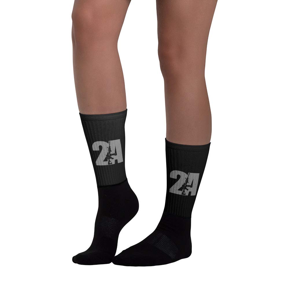 Pro-Gun 2nd Amendment 2A Patriotic Socks for Men & Women - Comfortable Shooting Range & Outdoor Activities Socks
