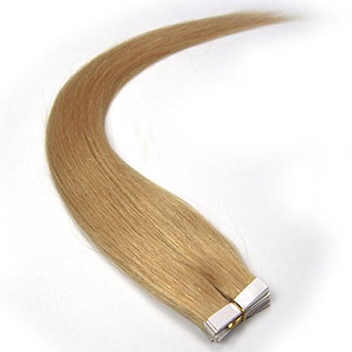 26 Inch Long European Silky Remy Human Hair Extensions - 40pcs Honey Blonde Clip-in Hair Extensions for Volume & Length - Perfect for Parties, Weddings & Daily Styling
