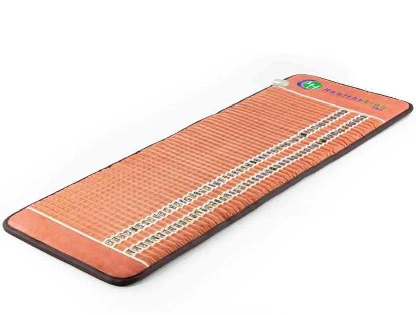 Premium Full-Sized TAO Gemstone Mat with 5 Natural Healing Therapies - Acupressure, Pain Relief & Relaxation for Home Spa, Yoga & Meditation
