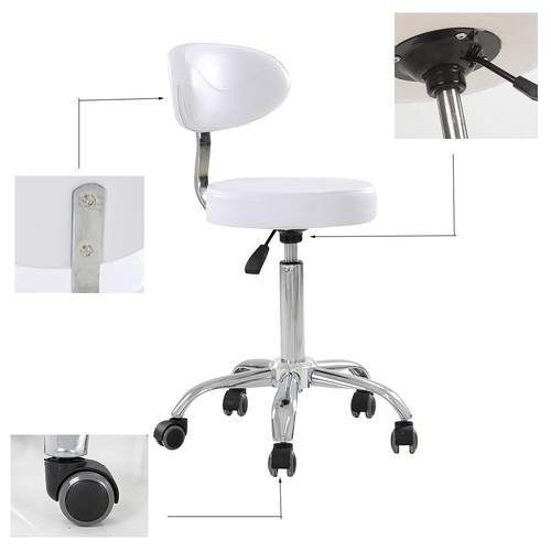 Premium Adjustable Esthetician Stool for Facial & Spa Treatments - Comfortable Hydraulic Styling Chair for Salon, Beauty Clinic & Home Use