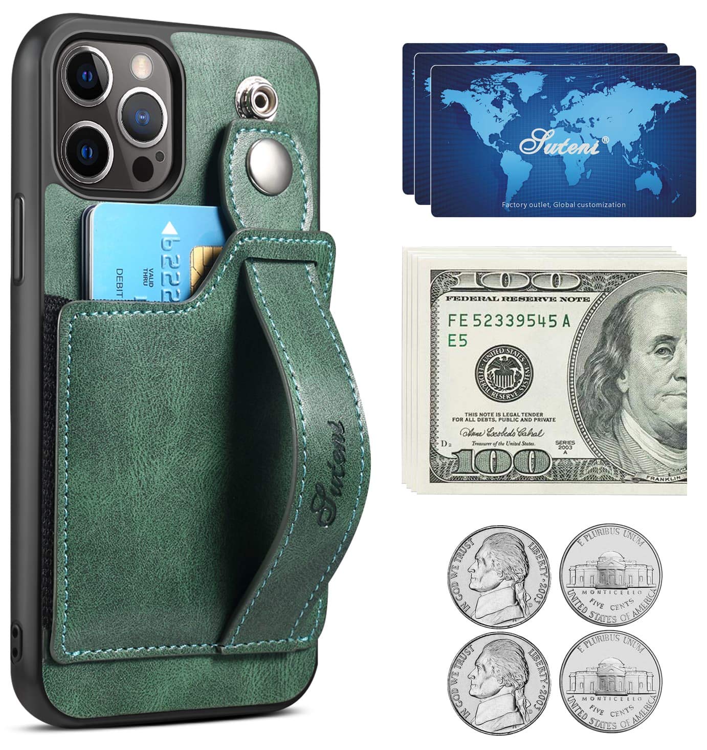 Premium Leather Wallet Case for iPhone 12 Pro Max (6.7