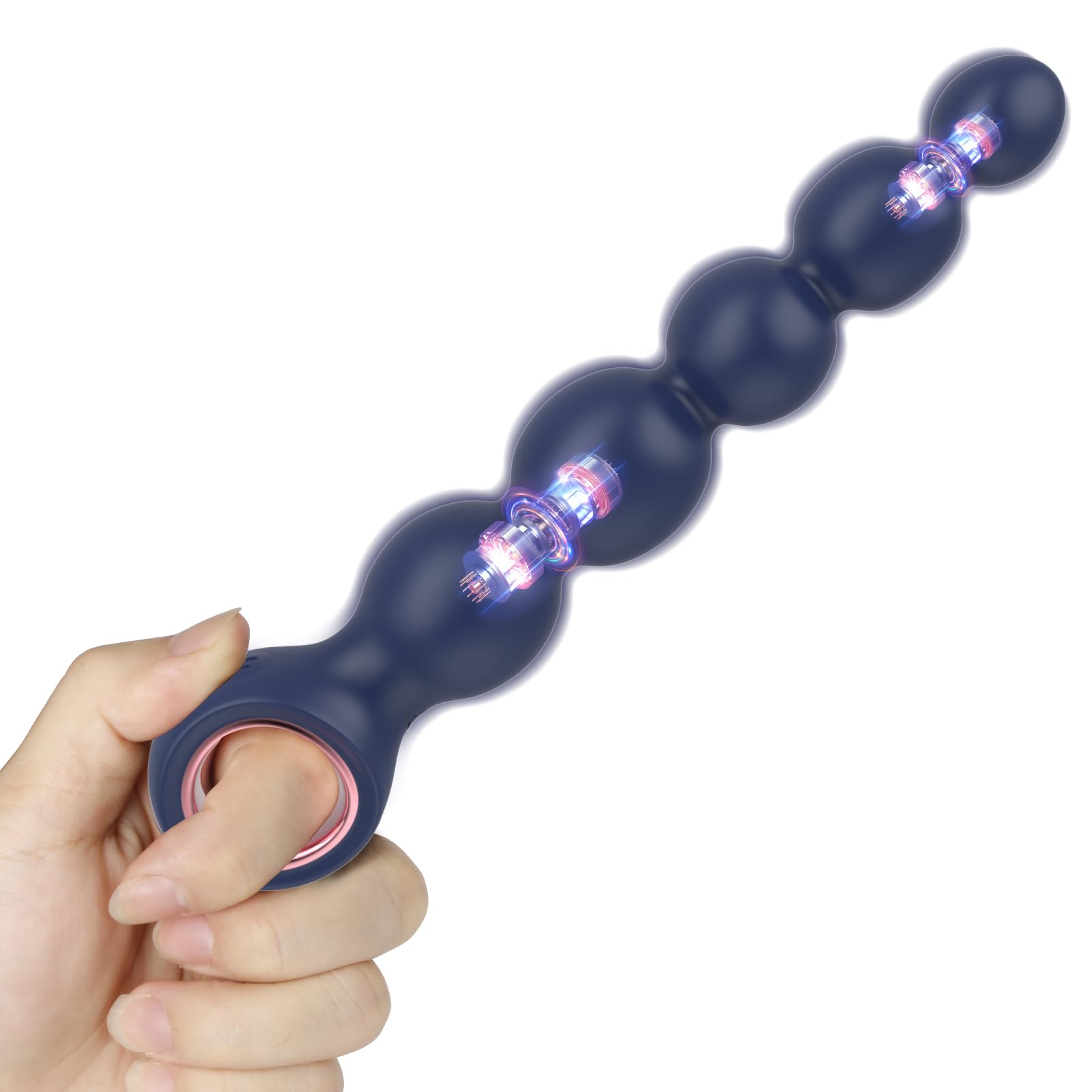 Anal Beads Sex Toy for Men & Women - 10 Speed Vibrating Prostate Massager & G-Spot Stimulator - Adult Pleasure Toy for Couples & Solo Play - Perfect for Sensual Exploration & Intimate Moments