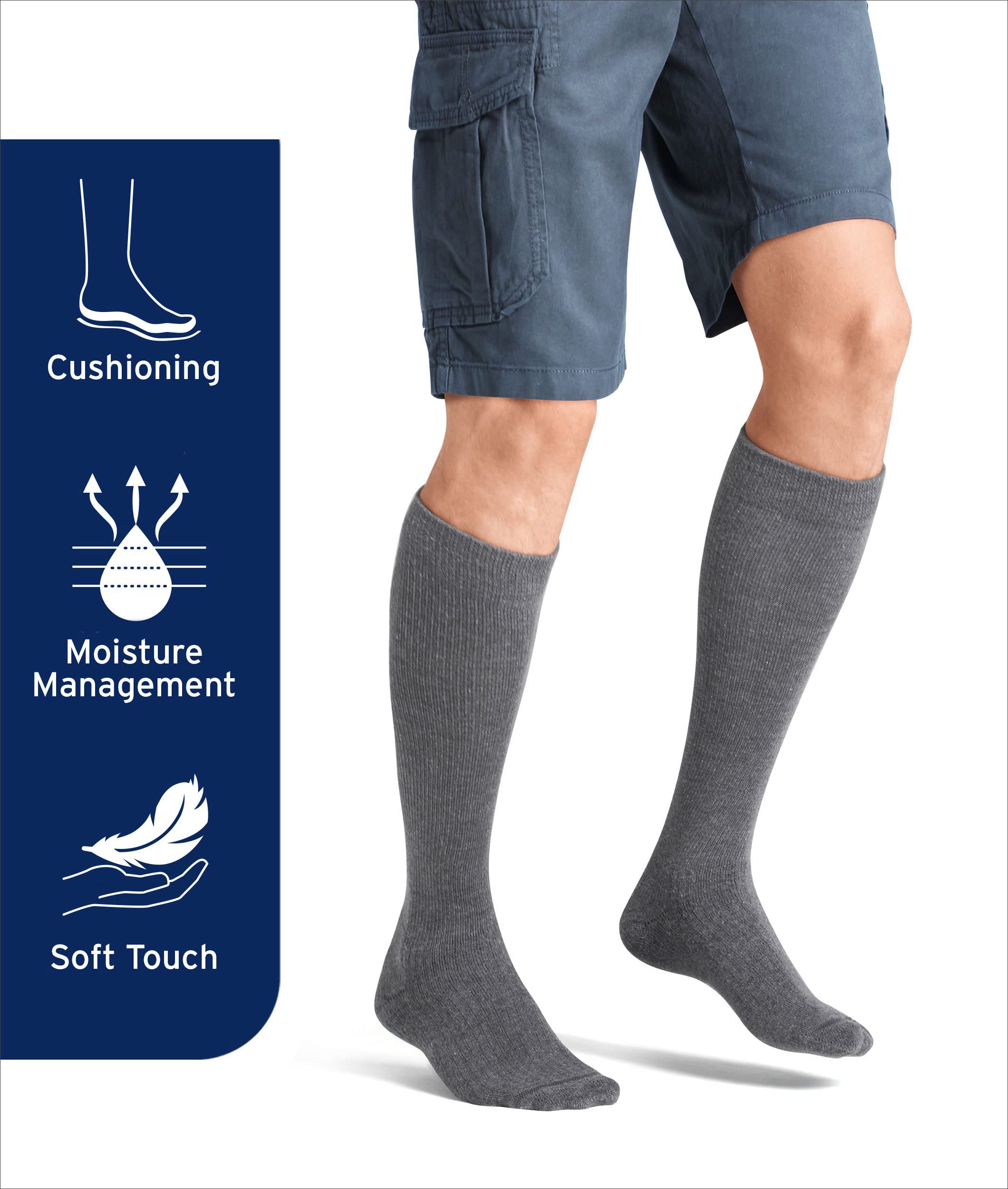 JOBST Activewear Compression Socks 15-20 mmHg Knee High for Women & Men - Small Size Black - Improve Circulation & Reduce Swelling - Perfect for Running, Travel & Nurses