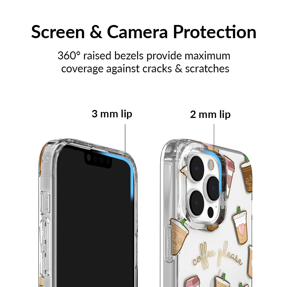 Premium Coffee First iPhone Case - Durable & Stylish Phone Cover for iPhone - Perfect for Coffee Lovers & Daily Use