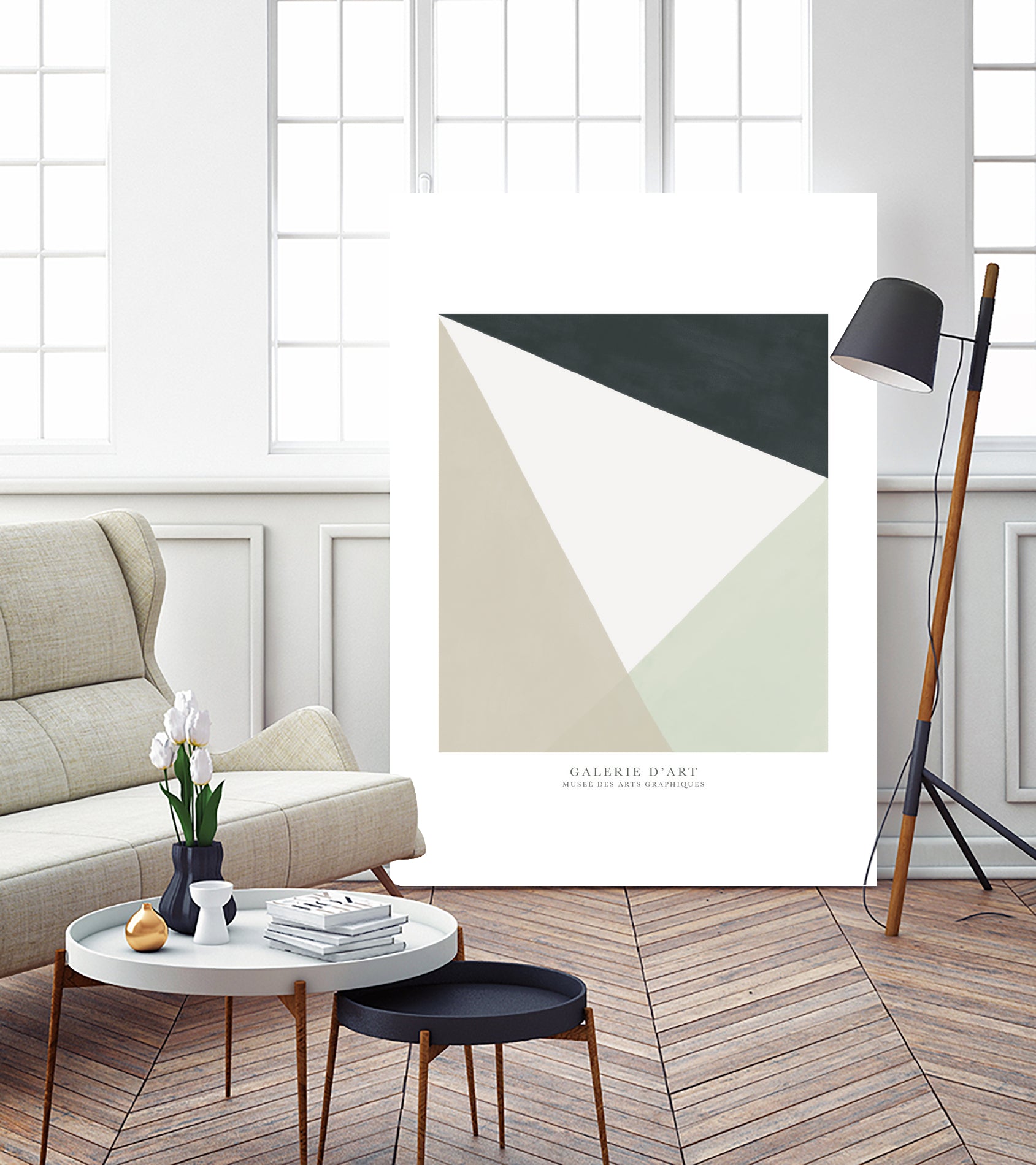 Art Graphique I - Premium Wall Art Decor for Home & Office | Modern Canvas Prints & Framed Paintings | Perfect for Living Room, Bedroom & Workspace