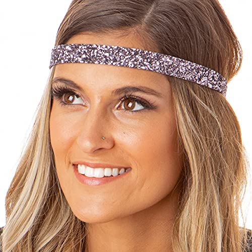 Gunmetal Skinny Bling Glitter 1pk