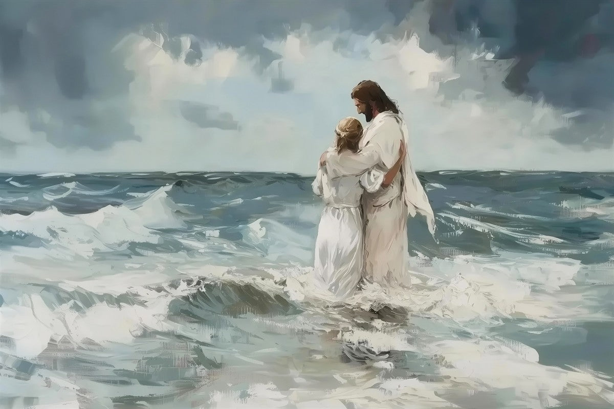 Be Still By Gabriel Heaton - Inspirational Christian Wall Art for Home & Office Decor - Perfect for Living Room, Bedroom, or Gift