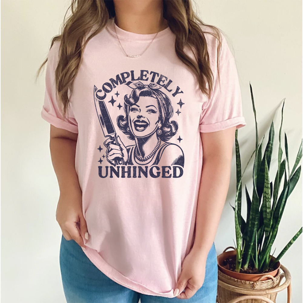 Distressed Vintage Unhinged Graphic T-Shirt for Men - Trendy Streetwear & Casual Outfit Essential