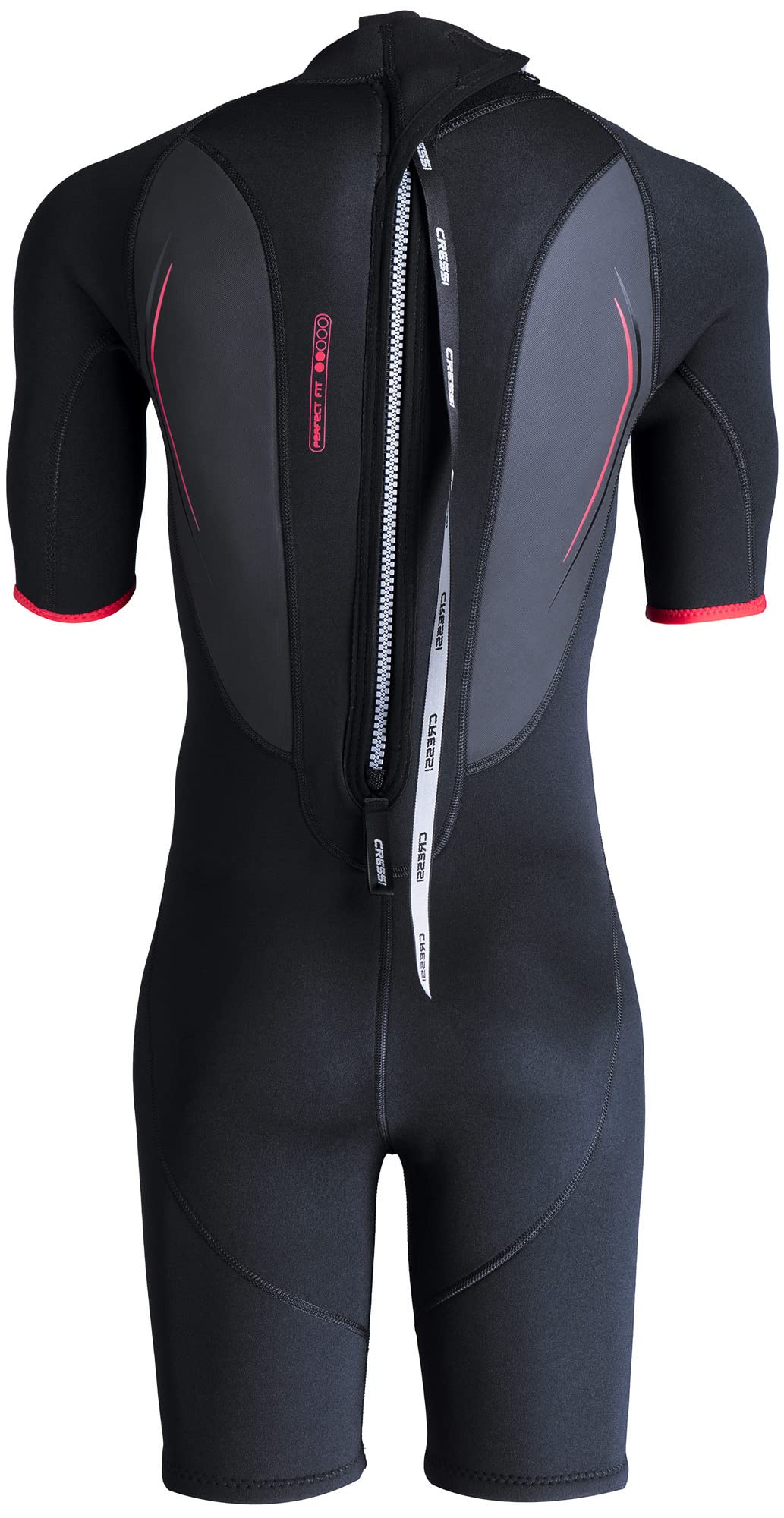Cressi 3mm Neoprene Shorty Wetsuit for Men & Women - Snorkeling, Scuba Diving, Surfing & Water Sports