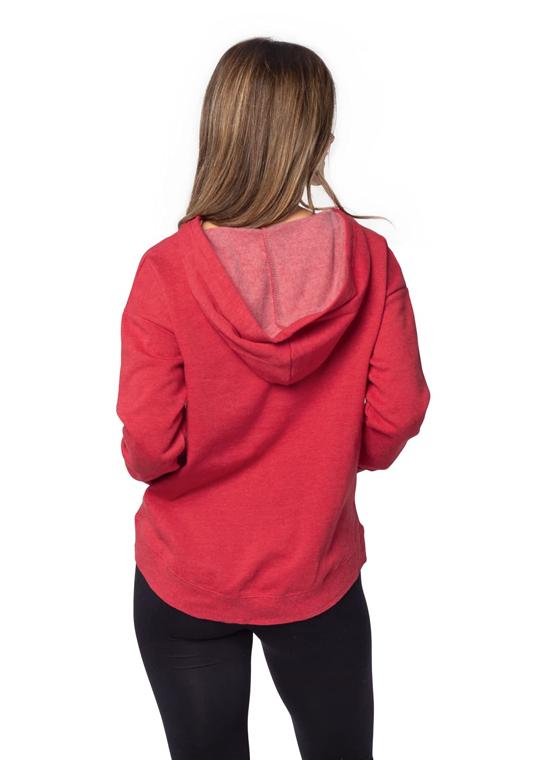 Chicka-D Women's Cozy Fleece Hoodie for Work from Home & Lounge | Soft Pullover Sweatshirt for Remote Work, Relaxing & Casual Wear