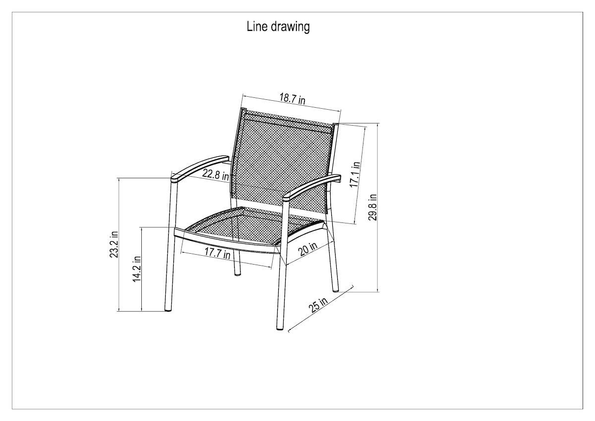 Amazonia Juliette 2-Piece Stacking Patio Furniture Set - Black Wicker Sofa & Sling Chairs for Outdoor, Garden, Poolside & Deck Use - Durable All-Weather Resin Wicker Conversation Set