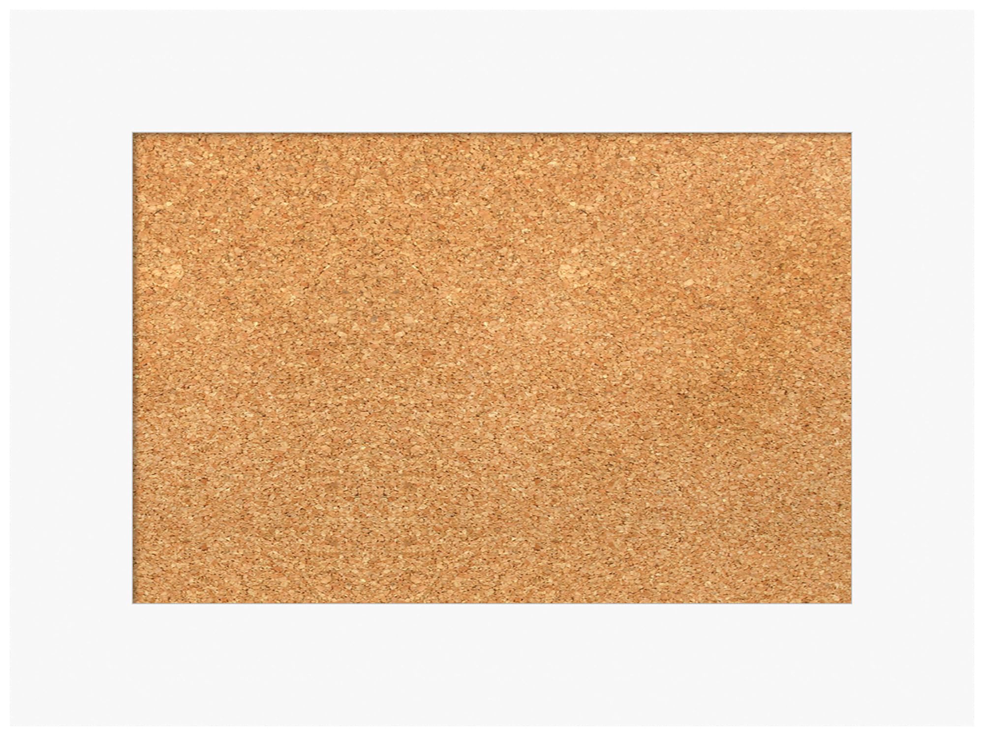 Amanti Art 17x23 Natural Cork Board with White Wood Frame - Vision Board, Office Decor & Home Organization Pinboard | Perfect for Displaying Photos, Notes & Reminders in Home, Office or Dorm