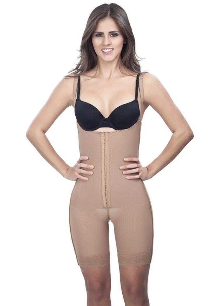 Lipo Express Women's Strapless Half Leg Shapewear - Tummy Control Body Shaper for Slimming & Smoothing - Perfect for Dresses, Weddings & Special Occasions