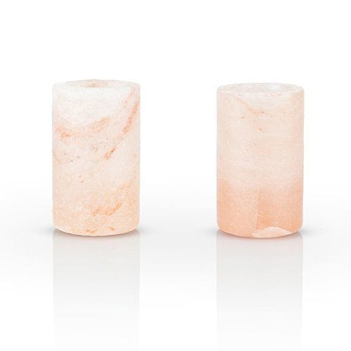 Himalayan Salt Shot Glasses Set of 6 - Natural Pink Salt Drinking Glasses for Tequila, Whiskey & Shots - Perfect for Parties, Bars & Home Entertaining