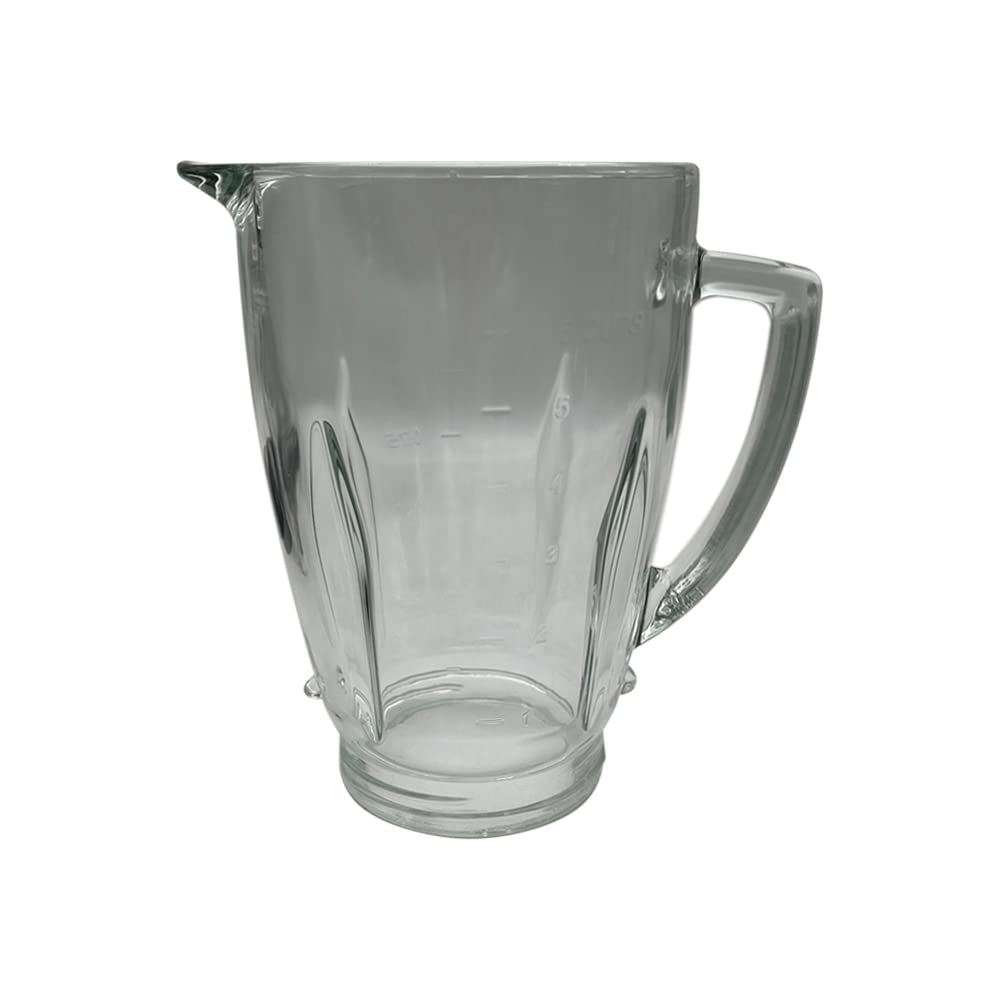 6-Cup Glass Jar Replacement with Lid for Oster Pro 1200 & Master Series Blenders (BLSTMB-CBG/CBF/BBG, BLSTJJ-GPB-000/BLSTTM-GM0-000) - Perfect for Smoothies, Shakes & Food Prep