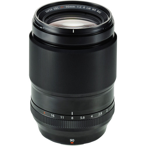 Fujifilm XF 90mm f/2 R LM WR Prime Lens - Professional Portrait & Street Photography, Weather-Resistant for Outdoor Shooting