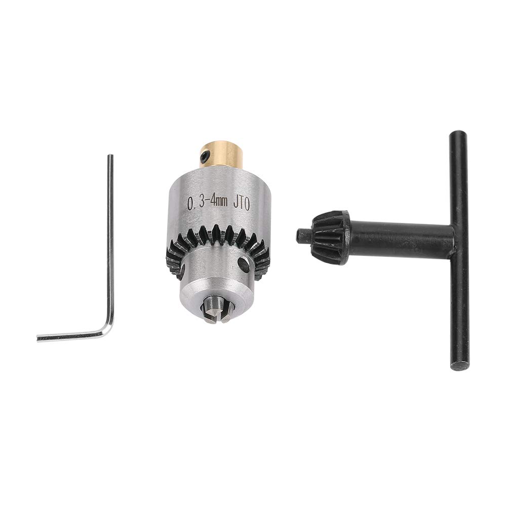 FTVOGUE Miniature Wrench Claw Drill Chuck Taper Set - Micro Motor Clamp & Small Electric Bit Collection for Lathe & Electric Drill | Perfect for Precision Woodworking, Jewelry Making & DIY Craft Projects