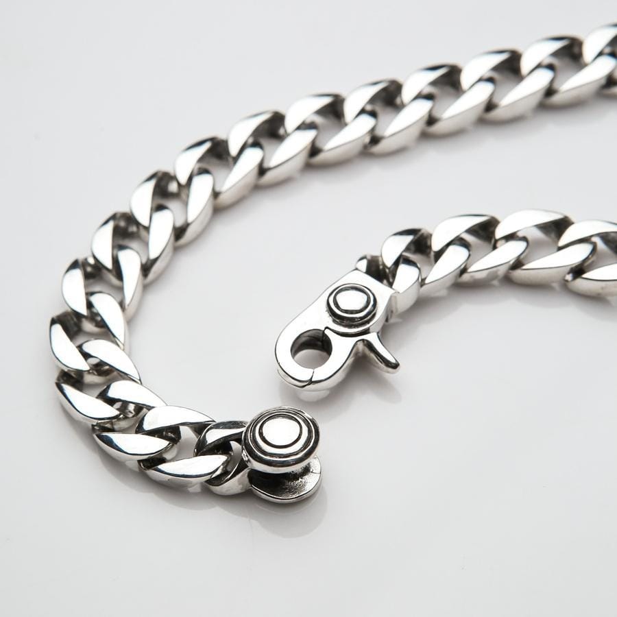 Sterling Silver Figaro Cuban Chain Necklace for Men & Women - Elegant Jewelry Gift for Everyday Wear & Special Occasions