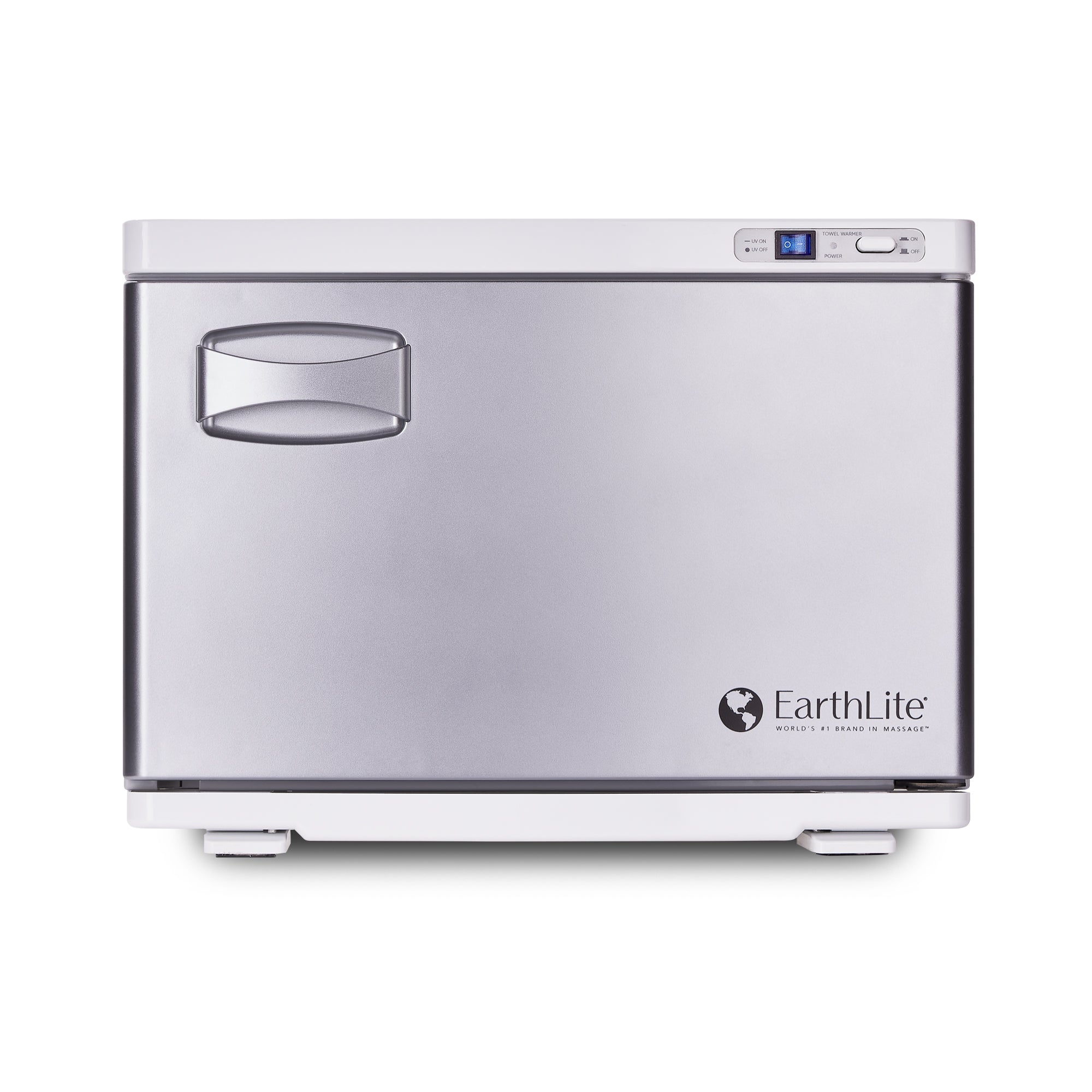 Earthlite UV Hot Towel Cabinet Standard - White | Professional Salon & Spa Towel Warmer for Sanitization | Perfect for Massage, Facial, and Beauty Treatments