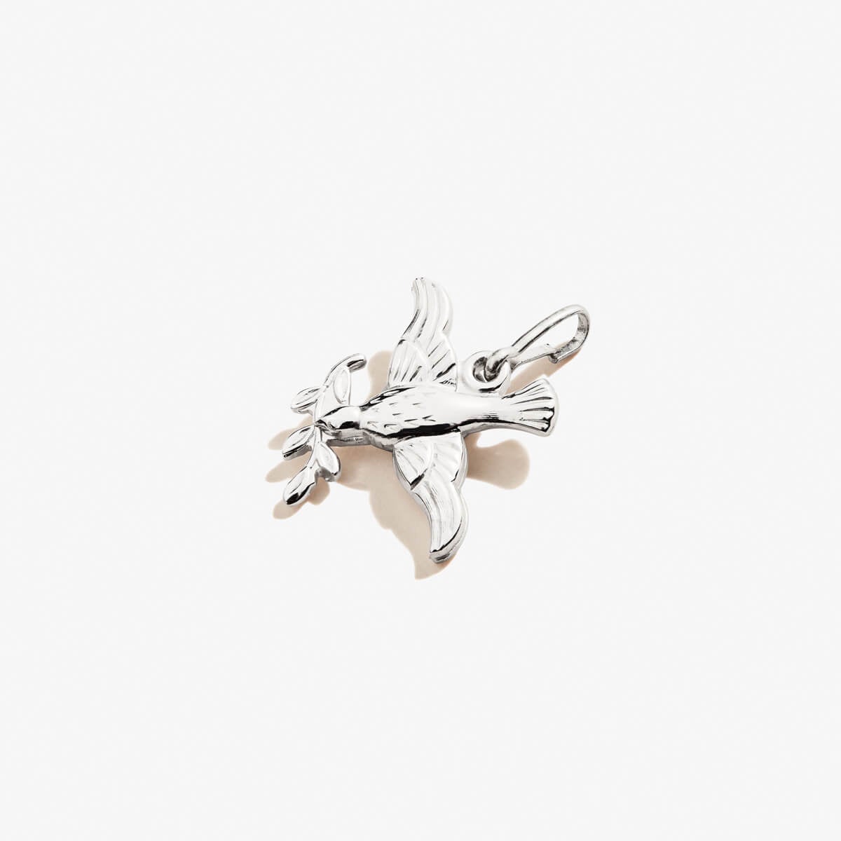 Virtuous Dove Necklace Charm - Elegant Sterling Silver Pendant for Women - Perfect for Weddings, Anniversaries & Spiritual Gifts