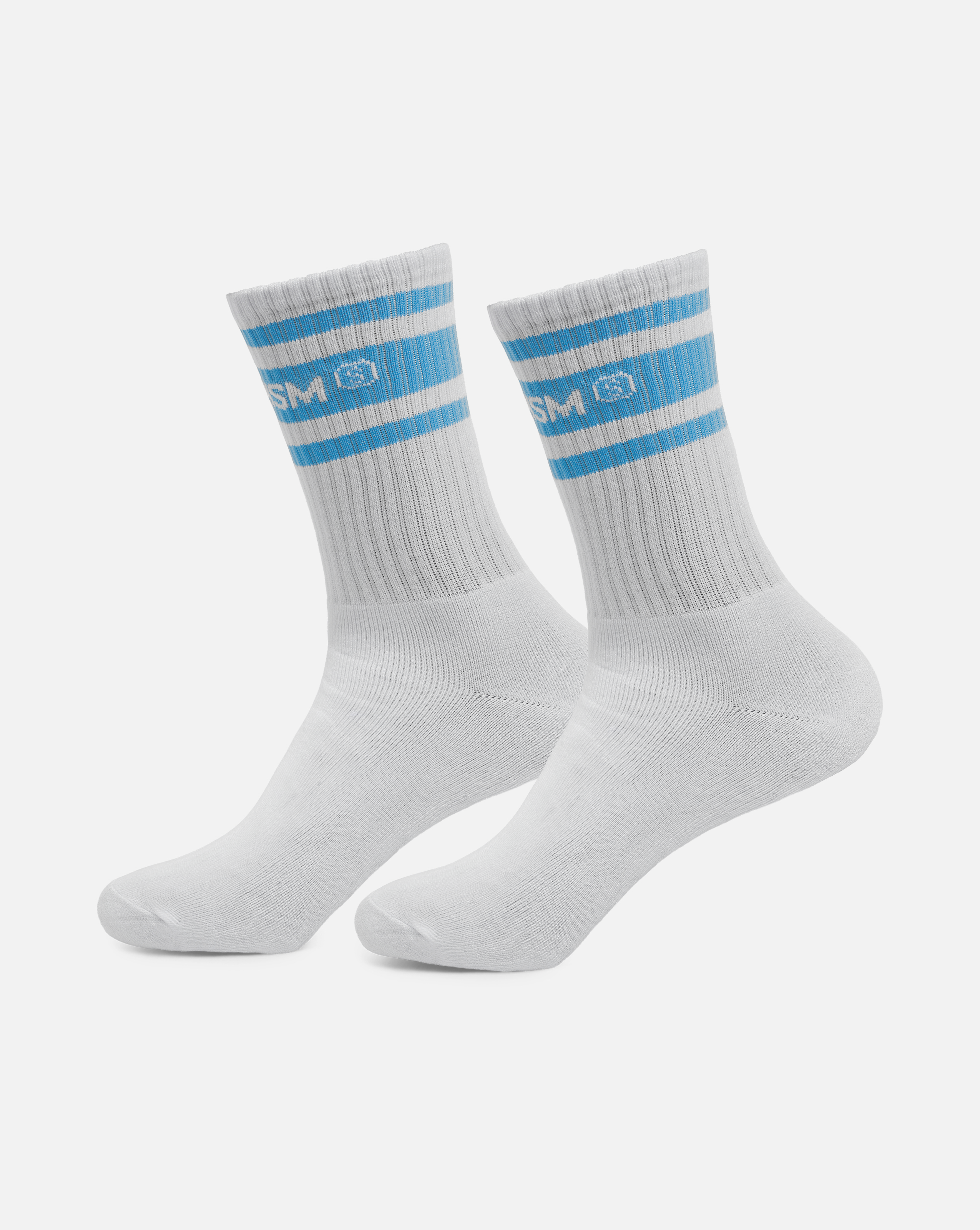 SSS Realism Studio Socks UNC Blue - Comfortable Athletic Socks for Running, Basketball & Casual Wear