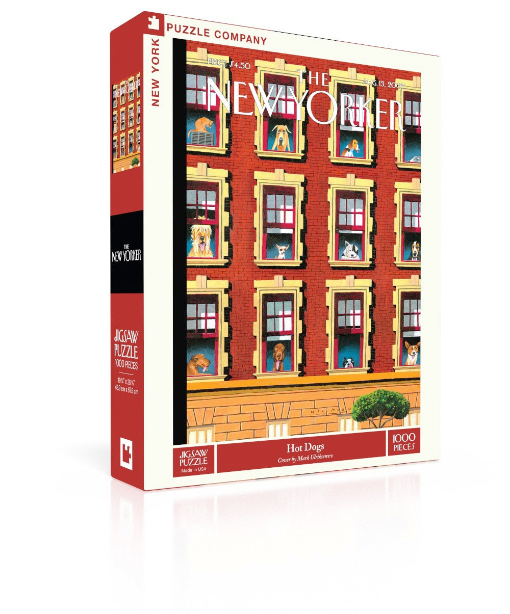 New York Hot Dogs Puzzle - 1000 Piece Jigsaw Puzzle for Adults & Teens - Fun Family Game Night Activity, NYC Skyline & Street Food Scene