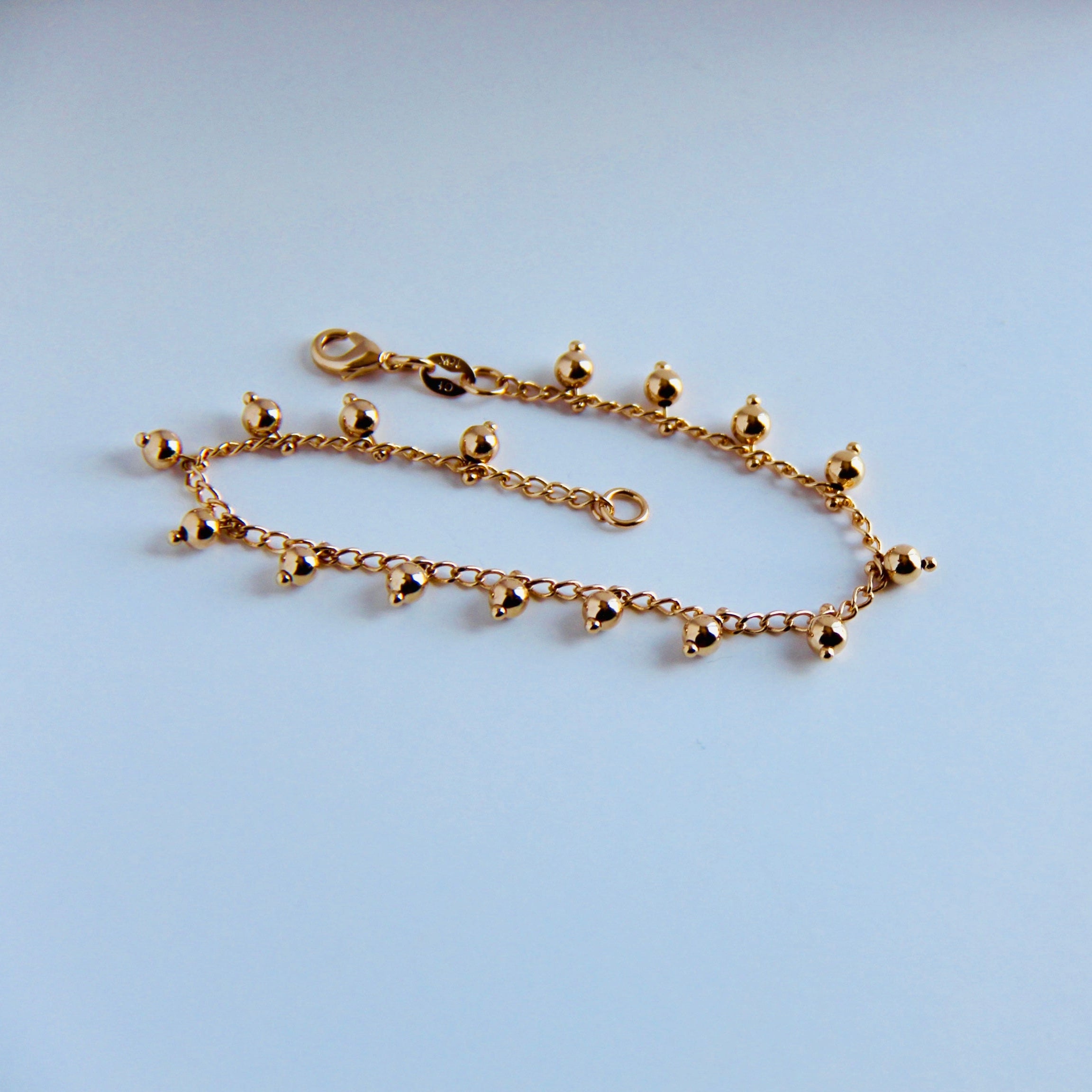14K Gold Filled Dot Bracelet for Women - Minimalist Dainty Jewelry Gift for Her | Perfect for Everyday Wear, Date Night & Special Occasions