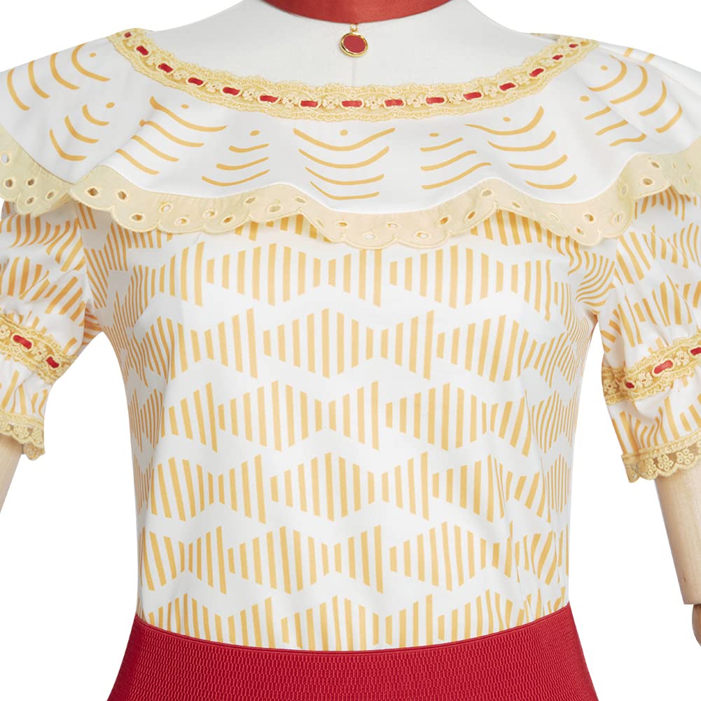 Women's Dolores Costume - Adult Princess Dress Set with Tops, Skirt & Headband for Halloween, Cosplay, Themed Parties & Renaissance Fairs | Elegant Disney-Inspired Outfit