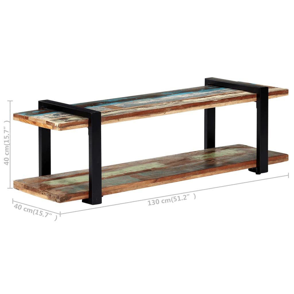 Industrial TV Stand with Storage - 51.2