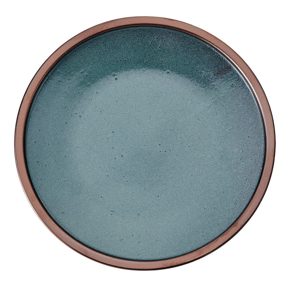 Barrett Green 4-Piece Dinner Plate Set - Elegant Ceramic Plates for Dining, Entertaining & Everyday Use - Perfect for Home, Restaurants & Special Occasions