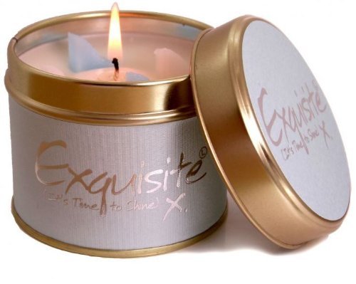 Lily Flame Scented Candle in Elegant Gift Tin - Long Lasting Fragrance for Home, Spa & Romantic Ambiance | Perfect for Relaxation, Meditation & Gifts