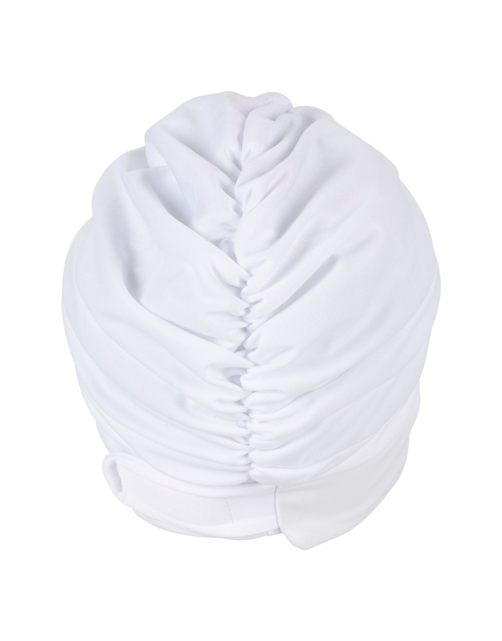Waterproof Draped Fabric Swim Cap for Women & Men - Comfortable Silicone Swimming Cap for Pool, Beach & Competition - Long Hair Protection & Secure Fit