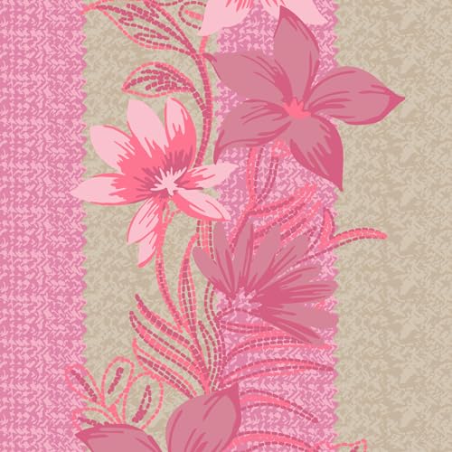 Candy Pink Stripe Straw