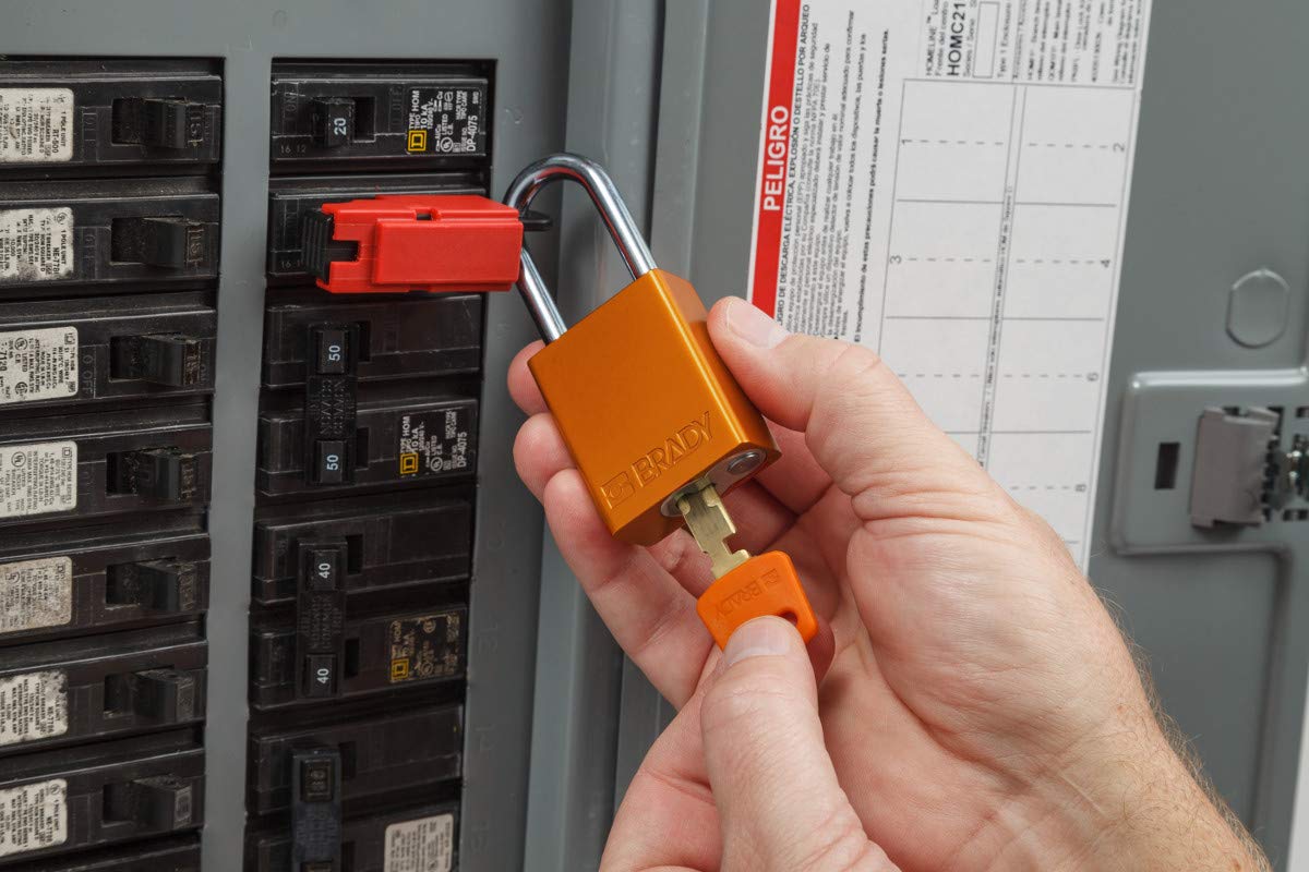 Brady SafeKey Aluminum Lockout Padlock - 1.5