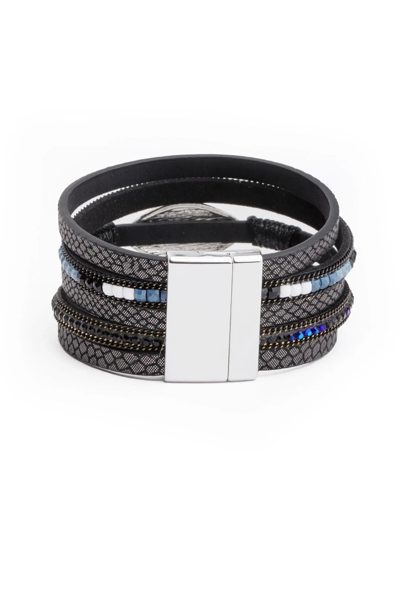 Vegan Leather Evil Eye Bracelet for Women - Stylish Protection Charm Bracelet for Good Luck & Positive Energy | Perfect for Everyday Wear, Gifts & Spiritual Protection