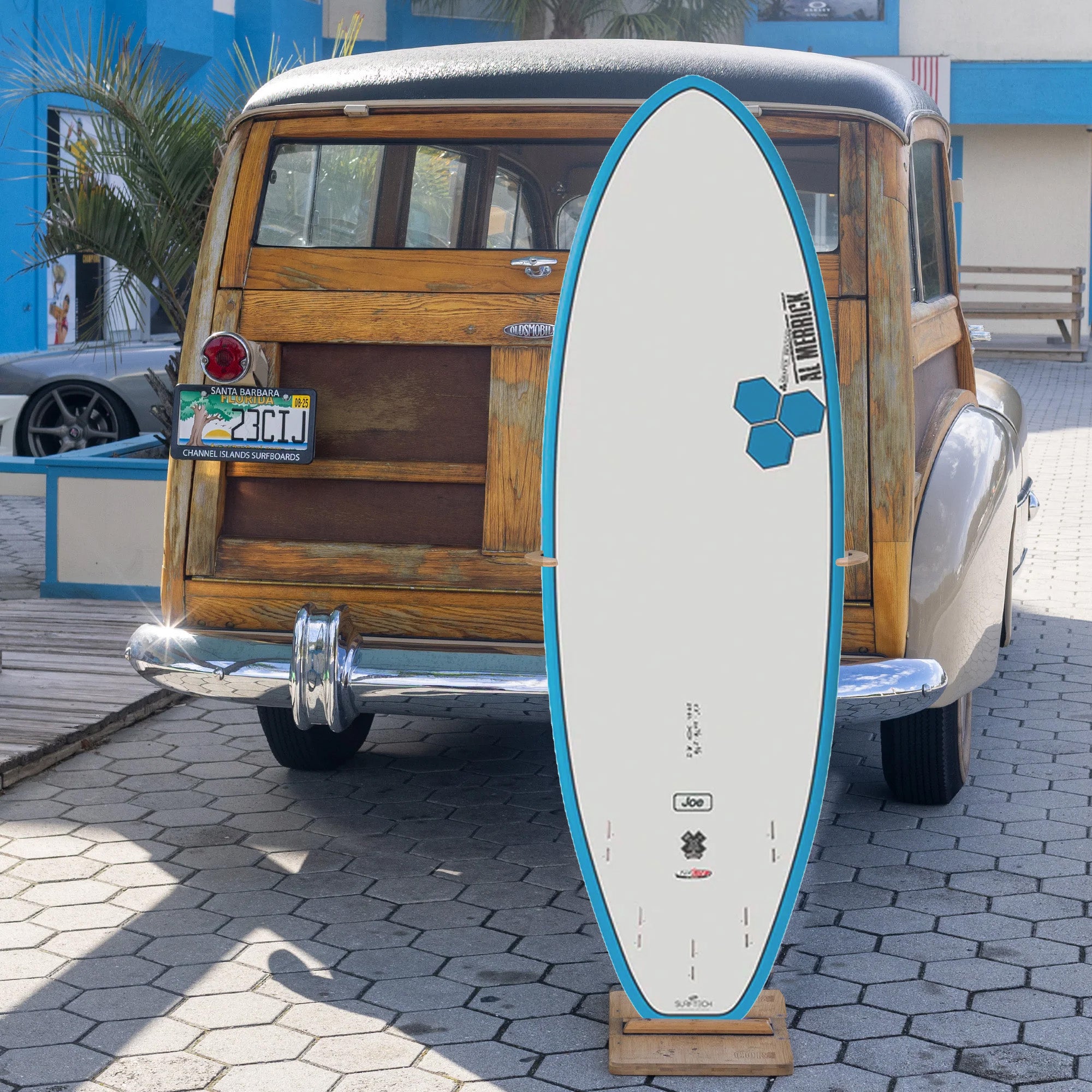 Channel Islands Average Joe Tuflite V Tech 5'3 Surfboard with FCS II Fin System - Perfect for Beginners & Intermediate Surfers in Small to Medium Waves