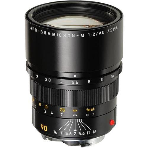 Leica APO Summicron M 90mm f/2 ASPH. Lens - Professional Prime Telephoto Lens for Leica M Mount Cameras - Perfect for Portrait, Travel & Low Light Photography