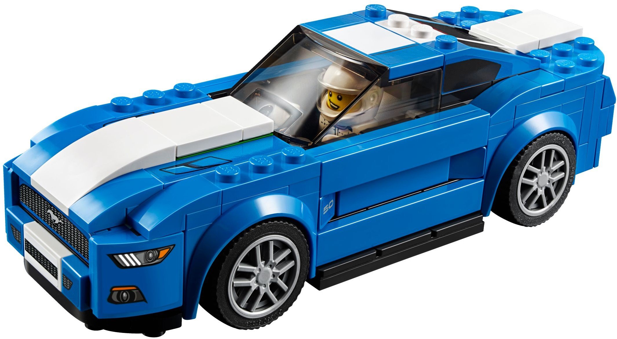 LEGO Speed Champions Ford Mustang GT Building Kit (75871) - 261 Pieces, Race Car Toy Set for Kids & Adults, Perfect for Creative Play & Collector Display