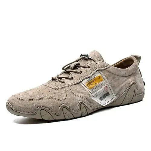 Finch Leather Lace Up Sneakers - Men's Casual Shoes for Walking & Running | Perfect for Work, Travel & Everyday Wear