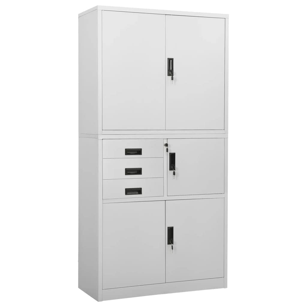 Steel File Cabinet with Lock - 35.4