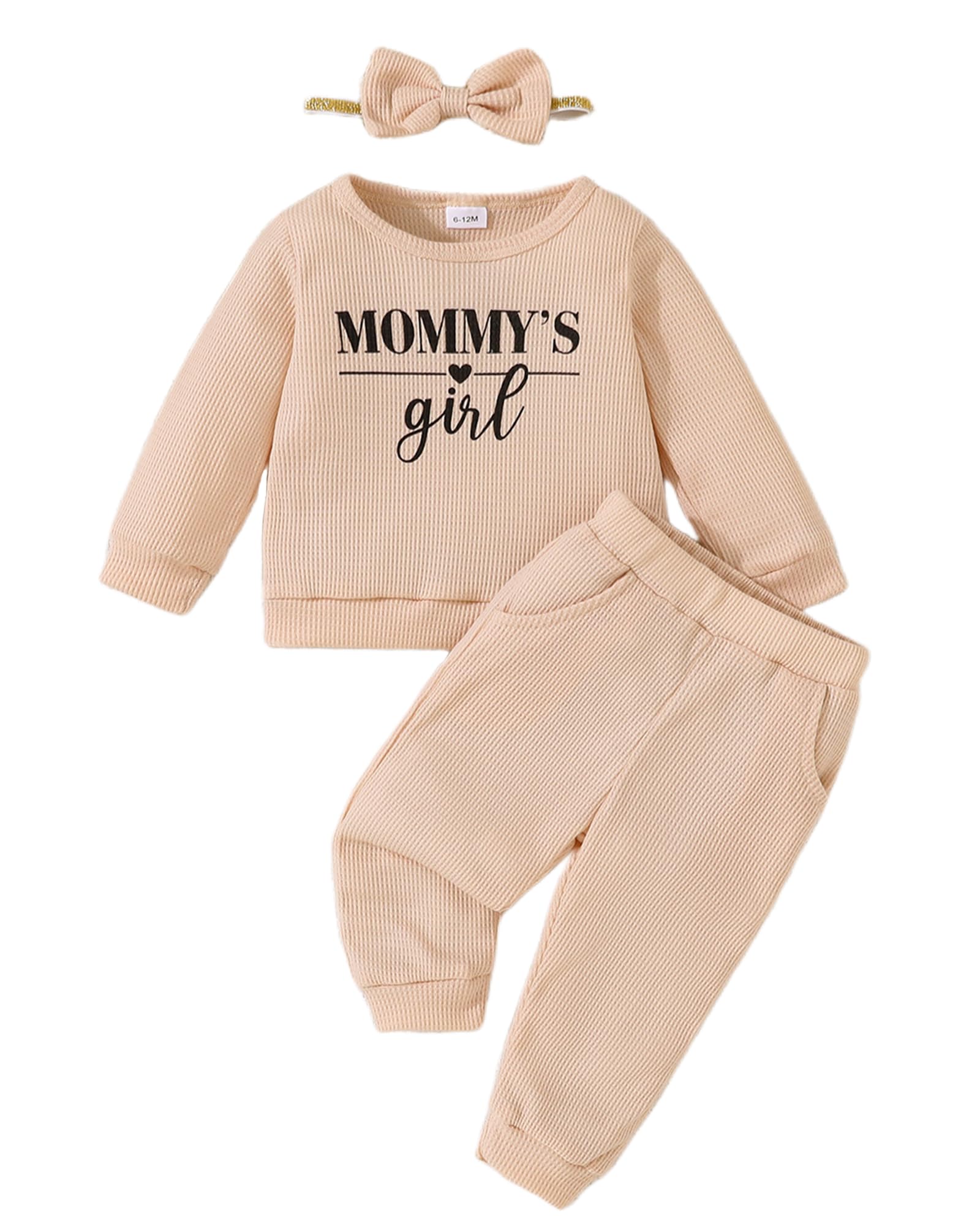 Adorable Weebaby Toddler Girl Clothes - Soft Infant Girl Sweatsuit & Pant Set | Cozy Fall Winter Outfits for Baby Girls | Perfect for Playdates, Family Photos & Holiday Gatherings