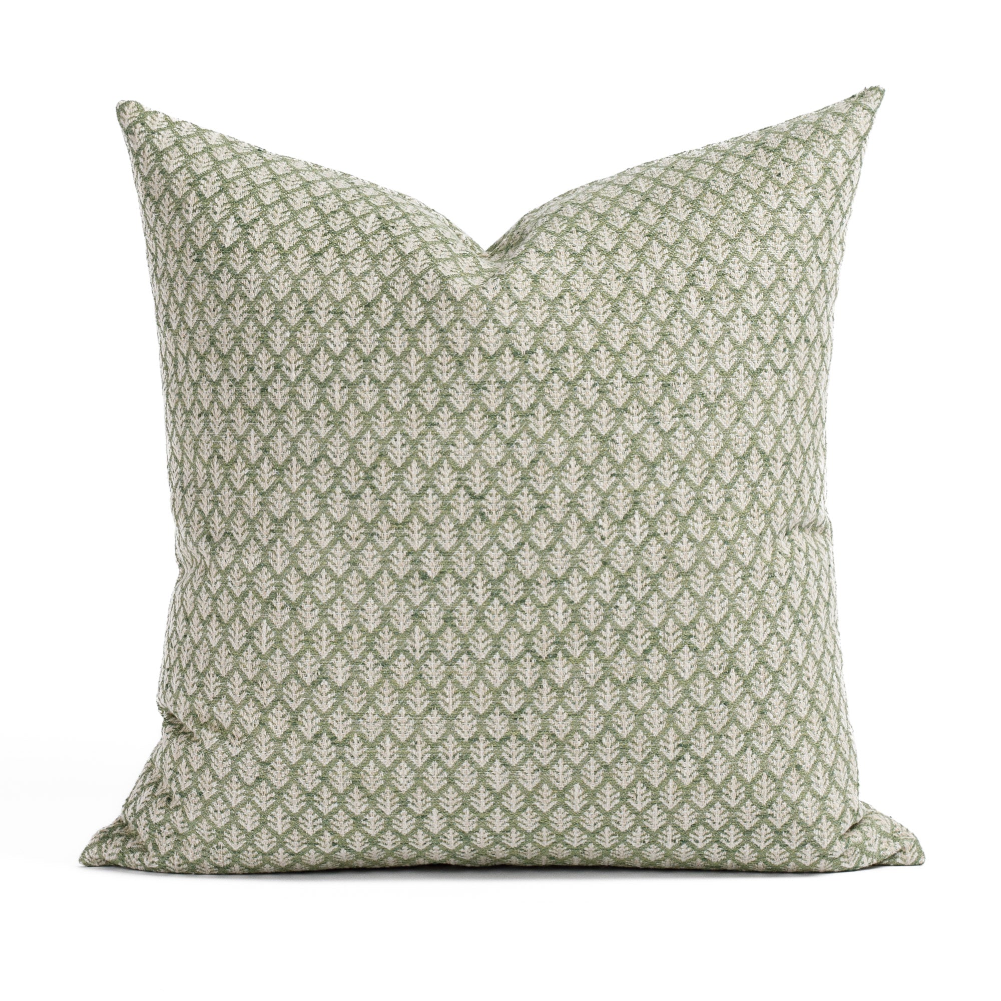 Liora 20x20 Decorative Throw Pillow Cover - Soft Pine Green Cushion for Sofa, Bed & Home Decor - Perfect for Living Room, Bedroom & Nursery