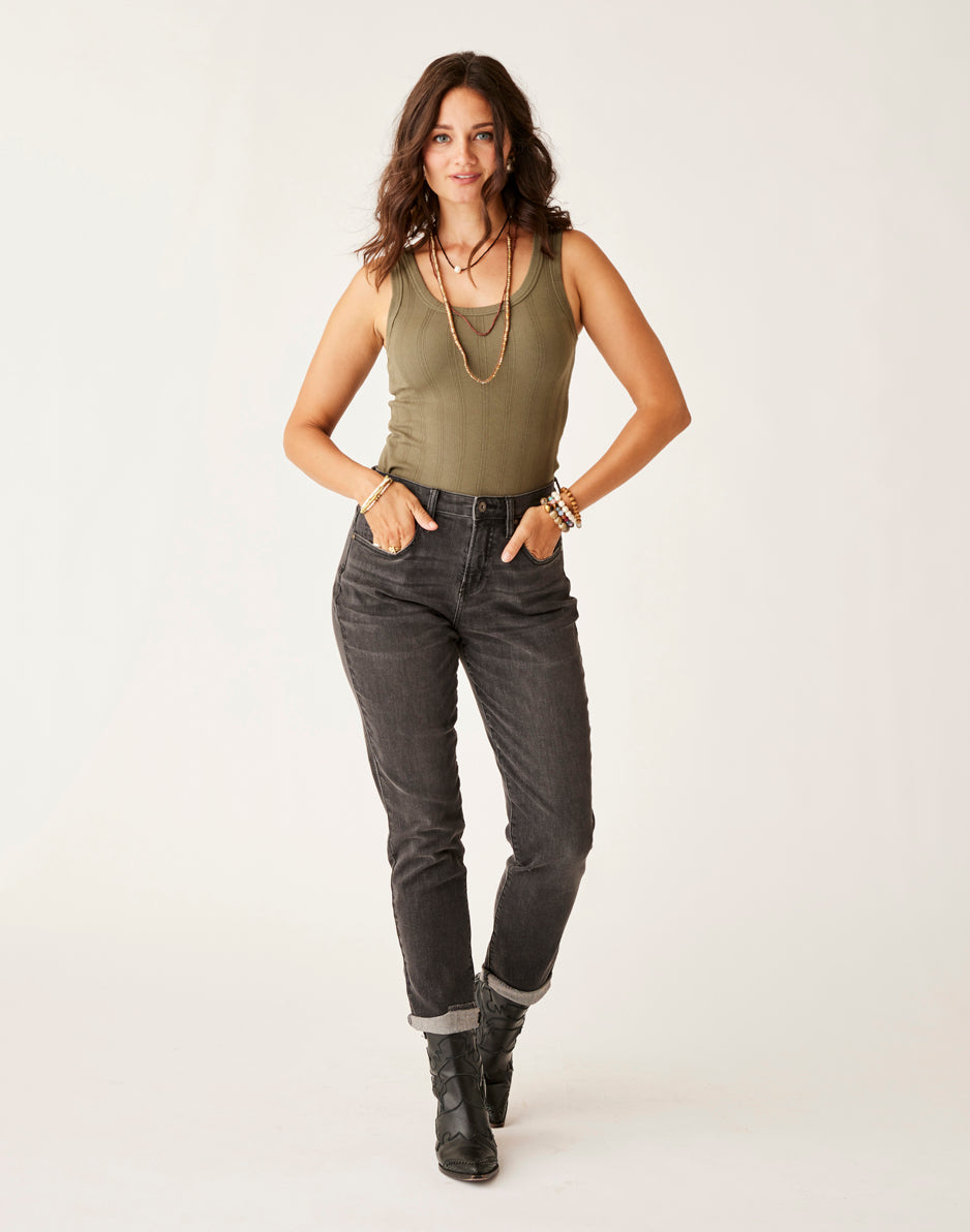 Carson Hi Rise Jean - Washed Black Skinny Jeans for Women | High Waist Denim Pants | Perfect for Casual Wear, Office & Night Out