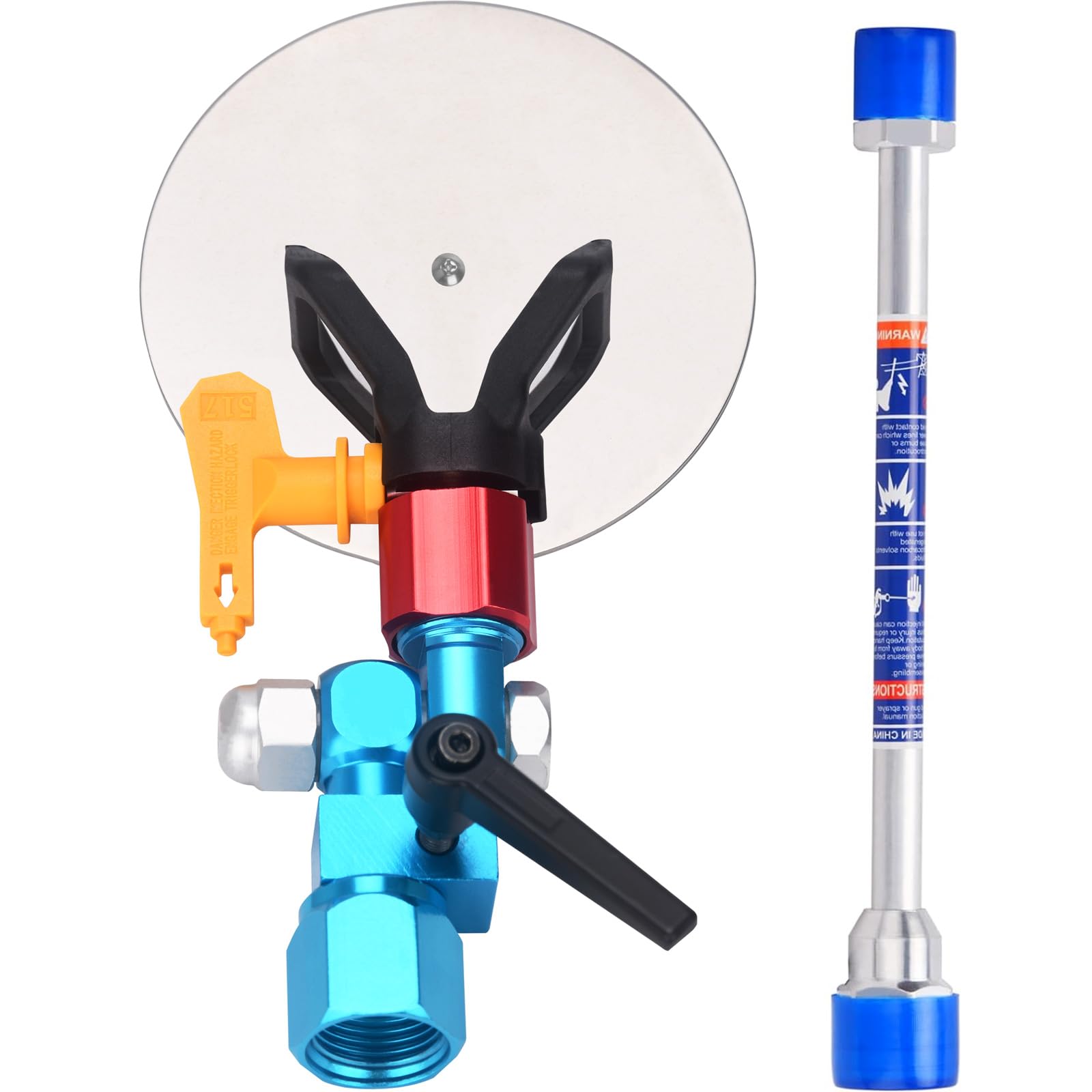 Graco Titan Airless Paint Sprayer Gun Accessory - 10 Inch Extension Pole with 517 Tip | Airless Spray Guide Tool for Professional Painting | Perfect for Walls, Ceilings & Exterior Surfaces