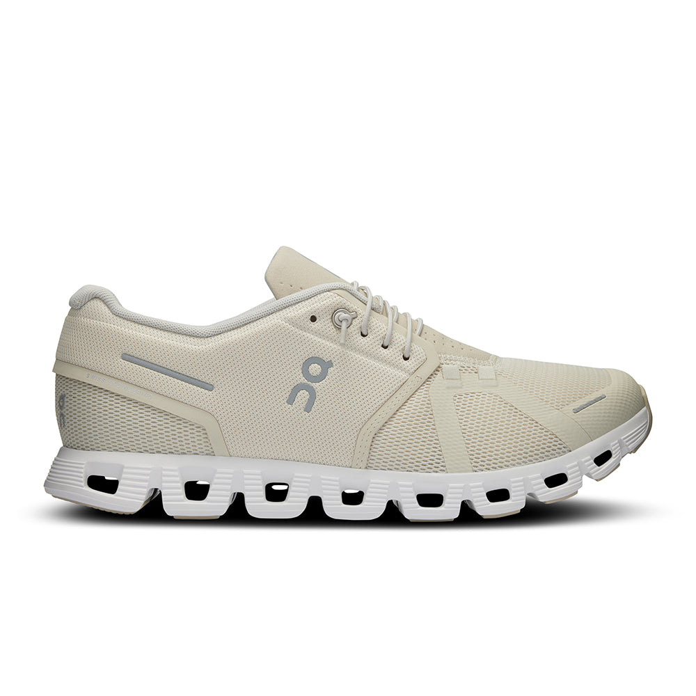 Men's On Cloud 5 Running Shoes - Cream/Sand Color - Size 11.5 D Medium - Lightweight & Cushioned for Road Running, Jogging & Gym Workouts