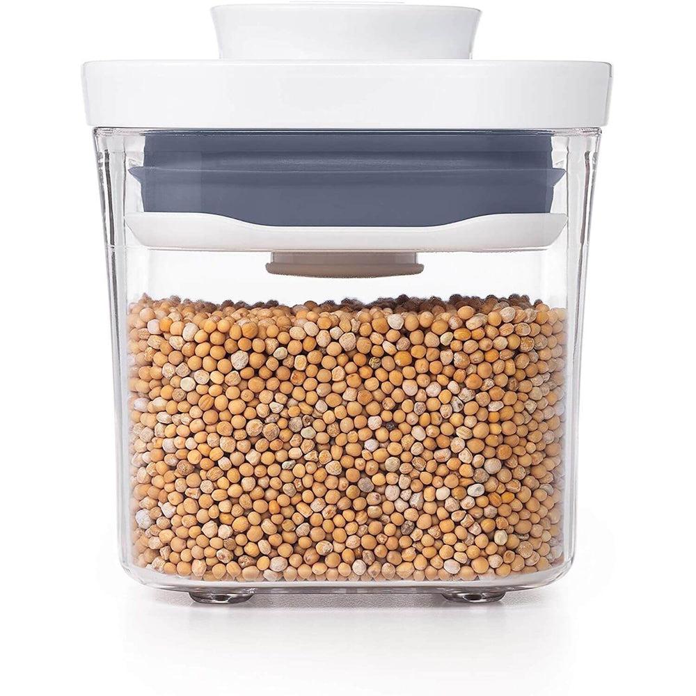 OXO Pop 2.0 200ml Mini Square Pantry Storage Container - Perfect for Organizing Spices, Coffee, Tea & Dry Goods in Kitchen, Pantry or Office