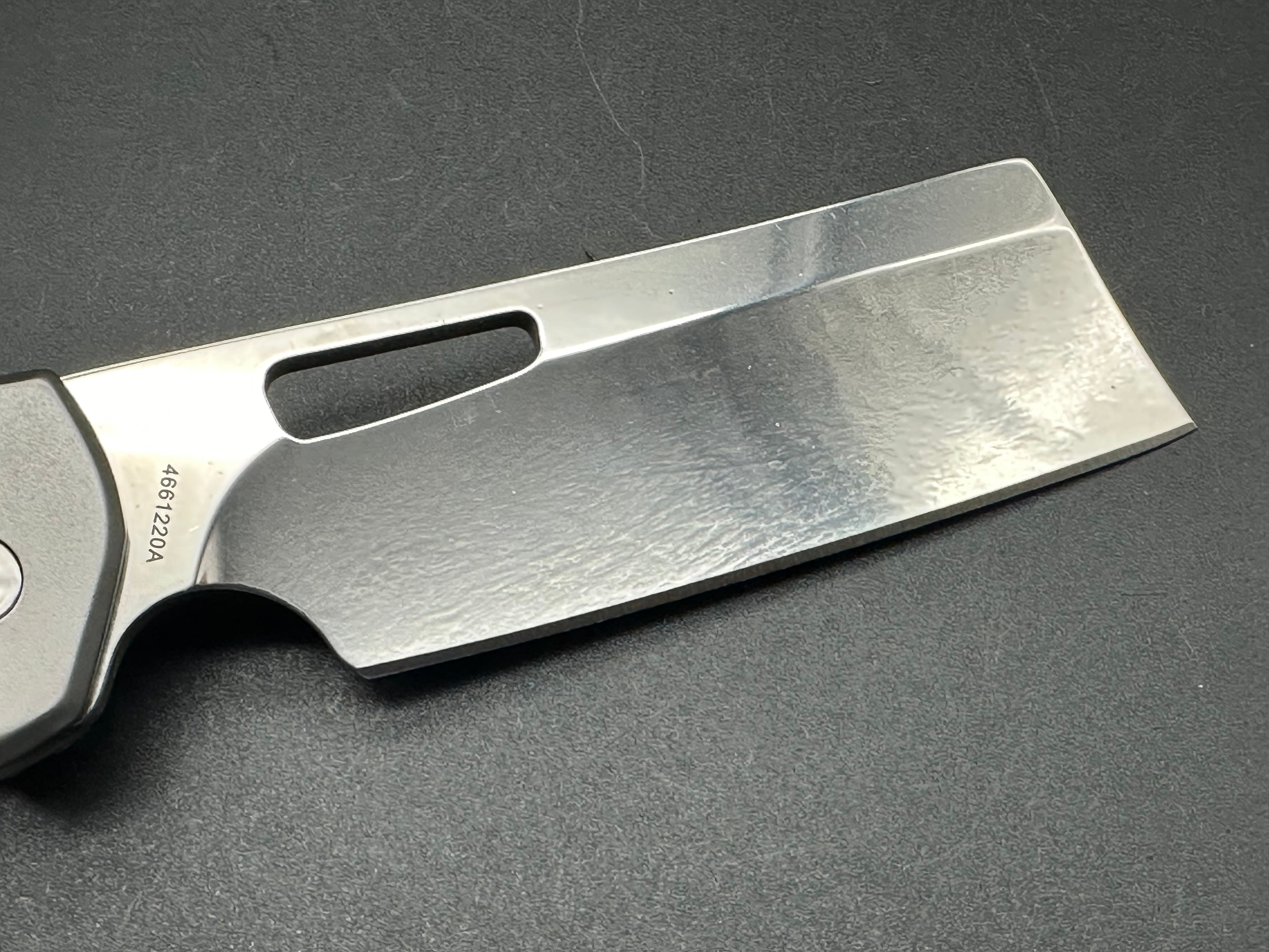 Gerber Flatiron Folding Knife - D2 Steel Blade, Blue Micarta Handle - EDC, Camping, Outdoor Survival & Everyday Carry Pocket Knife