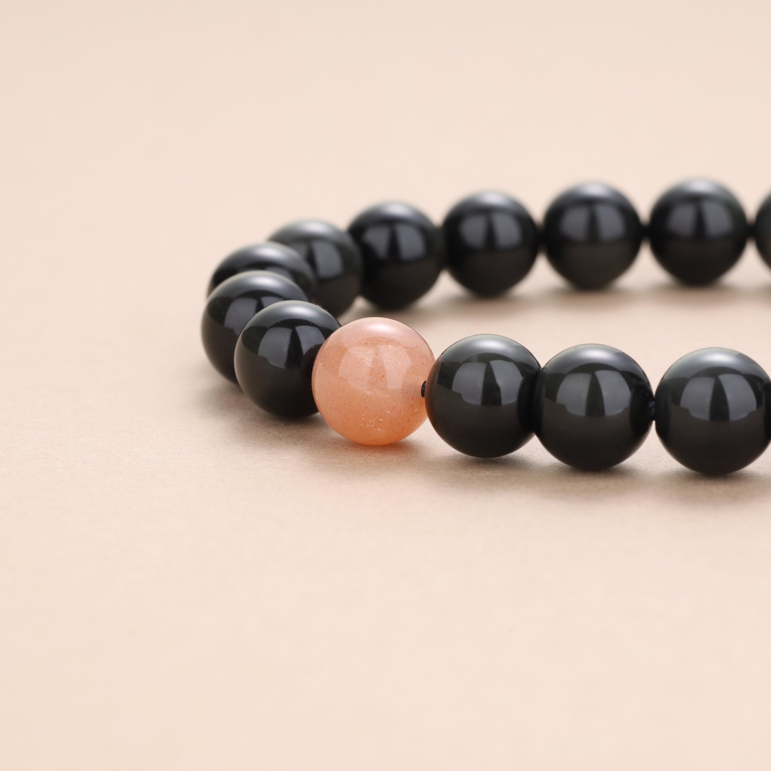COAI Moon and Sun Stone Long Distance Couples Bracelets - Matching Love Jewelry for Couples, Boyfriend & Girlfriend Gifts - Perfect for Anniversaries, Valentine's Day & Romantic Occasions