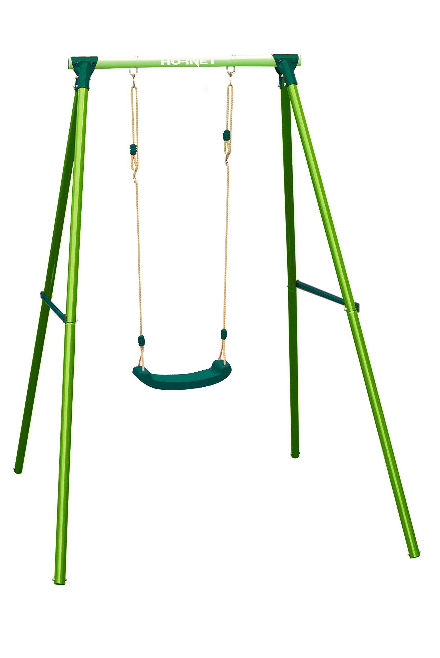 Hornet 64119/00 Single Frame Children's Swing for Outdoor Garden Play - Perfect for Backyards, Parks & Playgrounds